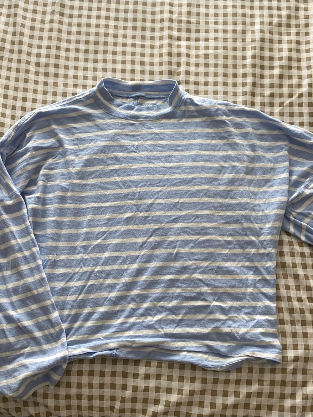 Aerie blue striped long sleeve